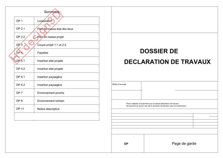 Dossier de déclaration préalable de travaux au Pays Basque – HT Design 3D